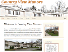 Tablet Screenshot of countryviewmanors.com